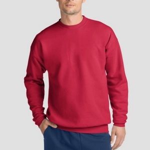 Old Navy Men’s garment dyed red crew sweatshi…